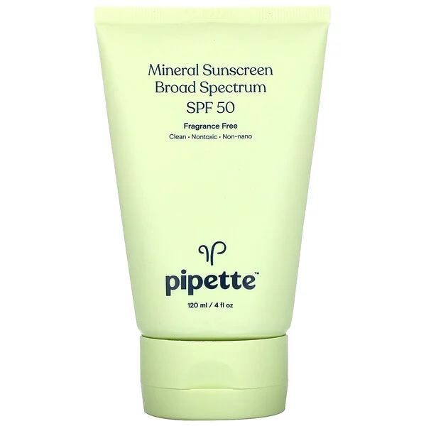 Pipette, Mineral Sunscreen Broad Spectrum, SPF 50