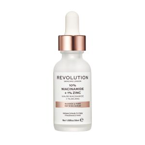 ,Revolution Skincare, 10% Niacinamide and 1% Zinc Blemish & Pore Serum
