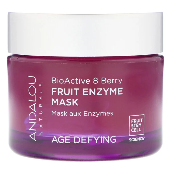 Andalou Naturals, Fruit Enzyme Beauty Mask, BioActive 8 Berry, Age Defying