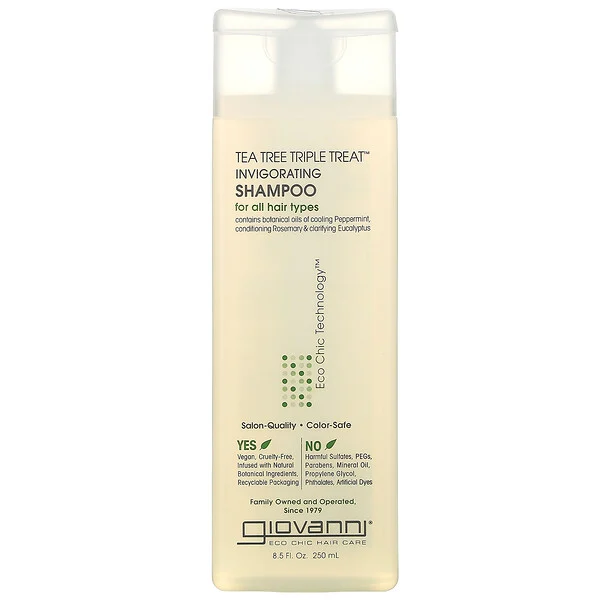 Giovanni, Tea Tree Triple Treat™, Invigorating Shampoo, For All Hair Type