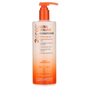 Giovanni, 2chic®, Ultra-Volume Conditioner, For Fine, Limp Hair, Papaya + Tangerine Butter