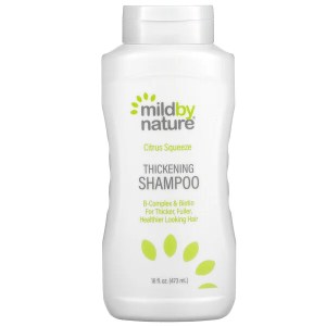 Mild By Nature, Thickening Shampoo, B-Complex + Biotin, Citrus Squeeze