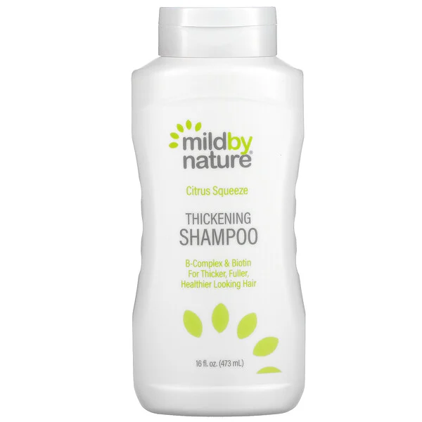 Mild By Nature, Thickening Shampoo, B-Complex + Biotin, Citrus Squeeze Mild By Nature, Thickening Shampoo, B-Complex + Biotin, Citrus Squeeze