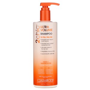 Giovanni, 2chic, Ultra-Volume Shampoo, For Fine, Limp Hair, Papaya + Tangerine Butter