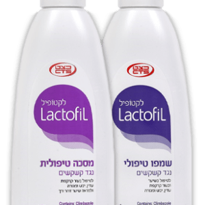 כצט, לקטופיל, שמפו ומסיכה טיפוליים נגד קשקשים