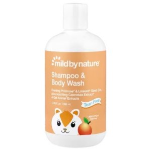Mild By Nature, Tear-Free Baby Shampoo & Body Wash, Peach,
