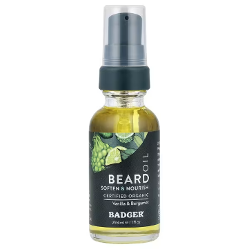 Badger, Beard Oil, Vanilla & Bergamot