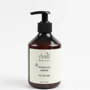 אסיף קוסמטיקה, Melon & yuzo hair shampoo שמפו מלון ויוזו ללא מלחים